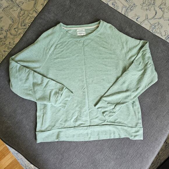 Thread & Supply Women's Green Jaime Crew Neck Long Sleeves Sweatshirt Size Large - Picture 4 of 7